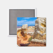 Aimant Formations rocheuses de la falaise vermillon (Recto/Verso)