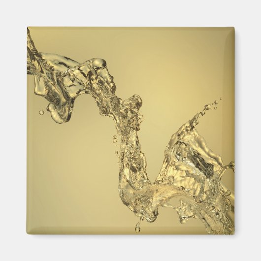 Aimant Forme Abstraite formée par l'eau de répartition (Devant)