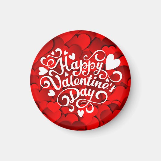 Aimant Forme cardiaque Heureuse Sainte-Valentin-23803 (Devant)