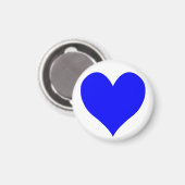 Aimant Forme de Coeur Bleu (Recto/Verso)