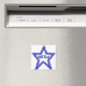 Aimant Forme étoile d'aquarelle (In Situ (Lave-vaisselle))