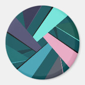 Aimant Forme géométrique Abstraite 6 (Devant)