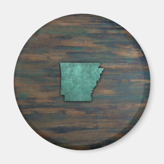 Aimant Forme Turquoise rustique Arkansas (Devant)