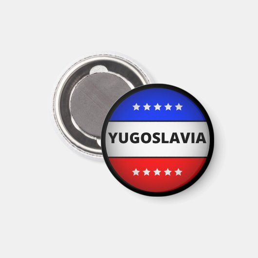 Aimant Former Yugoslavia  (Recto/Verso)