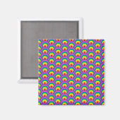 Aimant Formes colorées Abstraites (Recto/Verso)