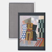 Aimant Formes de robe simultanées par Sonia Delaunay, (Recto/Verso)