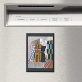 Aimant Formes de robe simultanées par Sonia Delaunay, (In Situ (Lave-vaisselle))