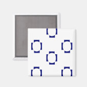Aimant formes décoratives en blanc (Recto/Verso)