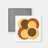 Aimant Formes géométriques Abstraites (Recto/Verso)