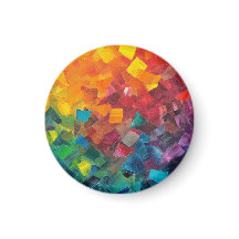 Formes géométriques dans les couleurs arc-en-ciel