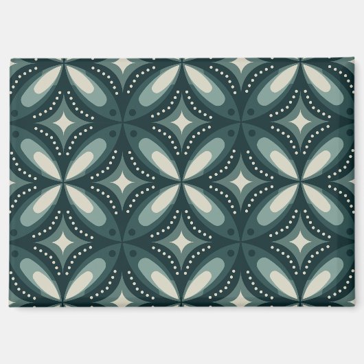 Aimant formes vertes rétro (Recto)