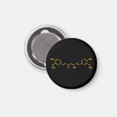 Aimant Formule chimique moléculaire de curcumin curcumin  (Recto/Verso)