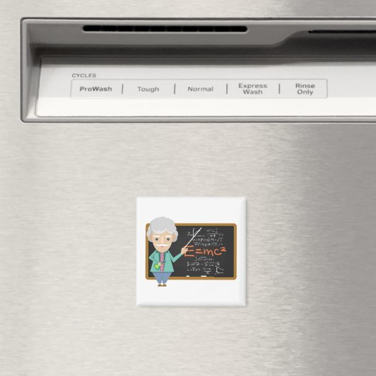 Aimant Formule EMC2 du professeur de sciences (In Situ (Lave-vaisselle))