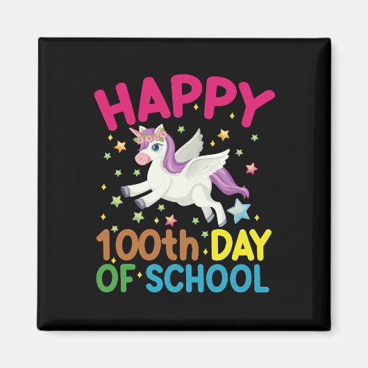 Aimant Formule Mathématique 100 Jours D'école Drôle Prof  (Devant)