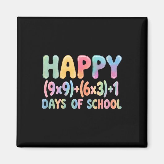 Aimant Formule Mathématique 100 Jours D'école Équation Dr (Devant)