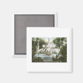 Aimant Forsyth Park, Savannah 1906 Vintage (Recto/Verso)