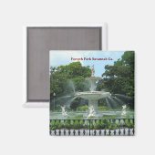 Aimant Forsyth Park Savannah Ga. (Recto/Verso)