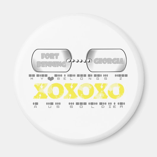 Aimant Fort Benning (Devant)