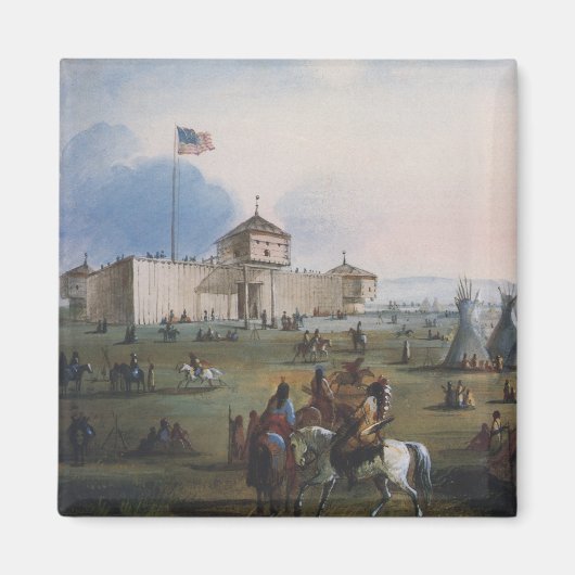 Aimant Fort Laramie, Fort Sublette, Fort William, Miller (Devant)