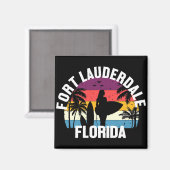 Aimant Fort Lauderdale, Floride (Recto/Verso)