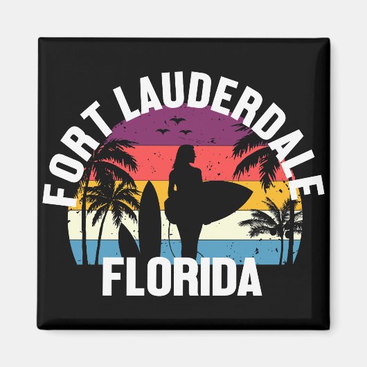 Aimant Fort Lauderdale, Floride (Devant)