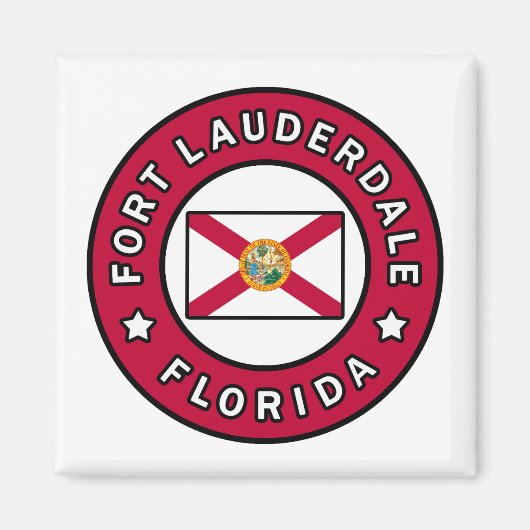 Aimant Fort Lauderdale Floride (Devant)