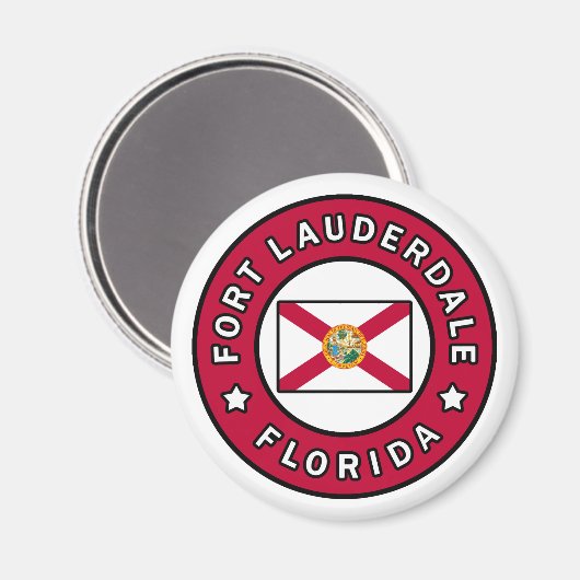Aimant Fort Lauderdale Floride (Recto/Verso)