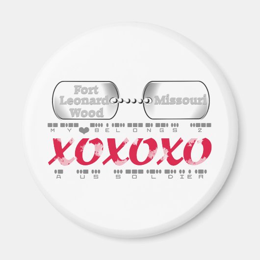 Aimant Fort Leonard Wood (Devant)