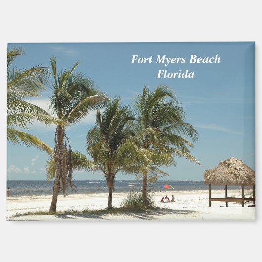 Aimant Fort Myers Beach, Floride (Recto)