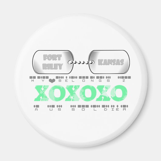 Aimant Fort Riley (Devant)