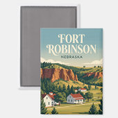 Aimant Fort Robinson State Park États-Unis (Recto/Verso)