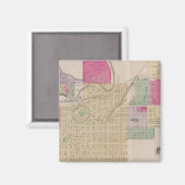 Aimant Fort Scott, Comté de Bourbon, Kansas (Recto/Verso)