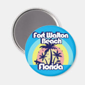 Aimant Fort Walton Beach Floride (Recto/Verso)