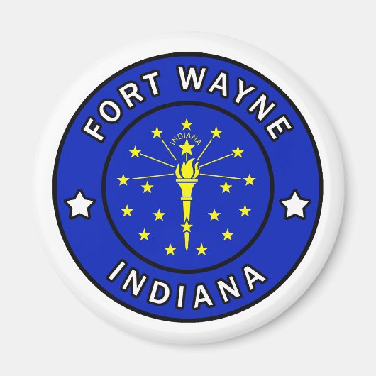 Aimant Fort Wayne Indiana (Devant)