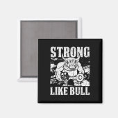 Aimant Forte Comme Un Bâtiment À Taureau (Recto/Verso)