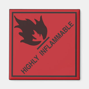 Aimant Fortement inflammable
