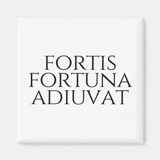 Aimant Fortis Fortuna Adiuvat (Devant)