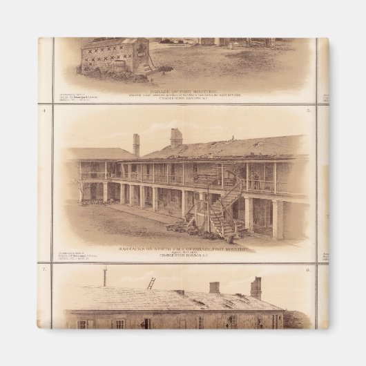 Aimant Forts Sumter & Moultrie (Devant)