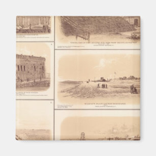 Aimant Forts Sumter & Moultrie, île de Sullivan