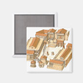 Aimant Forum impérial. Rome. Vue aérienne (Recto/Verso)