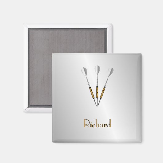 Aimant Fosses personnalisées / Monogramme (Recto/Verso)