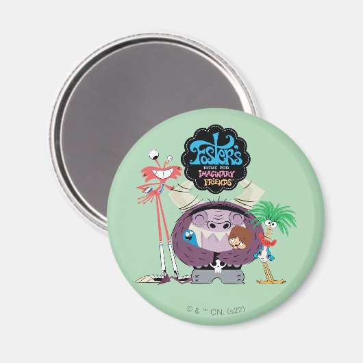 Aimant Foster's Home for Imaginary Friends | Groupe Hug (Recto/Verso)