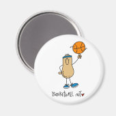 Aimant Fou de basket (Recto/Verso)