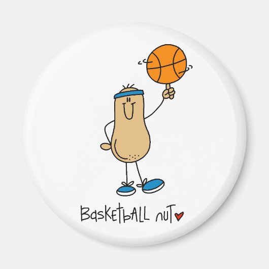 Aimant Fou de basket (Devant)