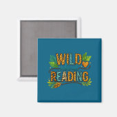 Aimant Fou de lecture de livres et bibliophile (Recto/Verso)