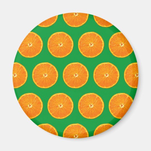 Aimant Fou sur Clementines - Vert (Devant)
