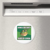 Aimant Foul Bachelor Frog Verre de Céréale (In Situ (Lave-vaisselle))