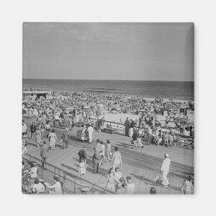 Aimant Foule sur la plage