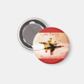 Aimant Foules de la Force aérienne près du col (Recto/Verso)