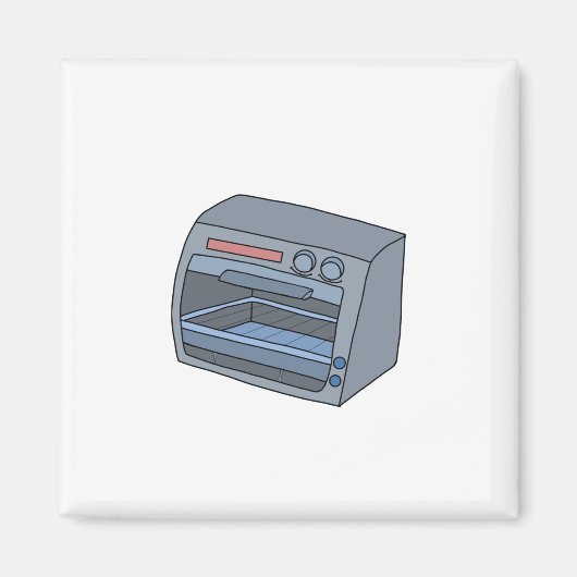 Aimant Four à grille (Devant)